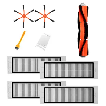

1 Main Brush + 2 Side Brush + 4 HEPA Filter Suitable for Xiaomi Vacuum 2 Roborock S50 for Xiaomi Roborock Mi Robot Parts Filters