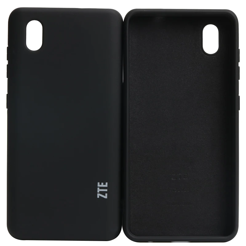 ZTE A3 2020 Case zte Blade a3 2020 Liquid Silicone case Silky Soft-Touch Protective Back Cover Anti-knock cell phone pouch with strap