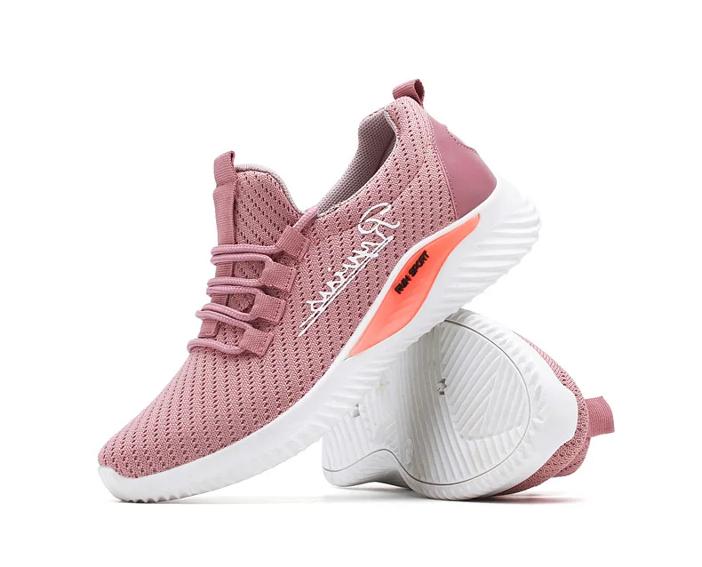 Розовая спортивная обувь; женская обувь для бега; дышащая обувь для спортзала; женская спортивная обувь; женские кроссовки; Basket Femme