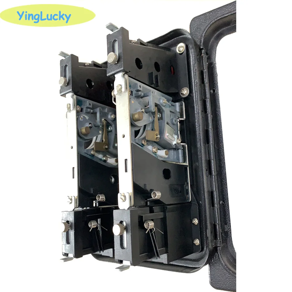 Arcade Double Coin Door With Quarter Acceptor For MAME or Arcade Replacement Iron Door Construction