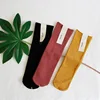 Solid Color Crew Socks Candy New Trendy Personality Socks Cotton Wild Deodorant Comfortable Elasticity Breathable Socks Women's ► Photo 3/6