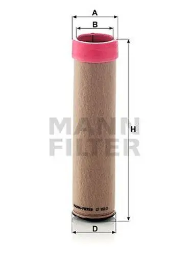Фильтр воздушный вспом. MANN-FILTER CF850/2