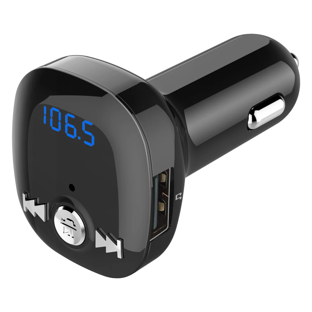 Новое Bluetooth автомобильное зарядное устройство BC40 FM модулятор беспроводной Bluetooth Handsfree автомобильный комплект 3.1A Dual USB аксессуары для автомобильного зарядного устройства
