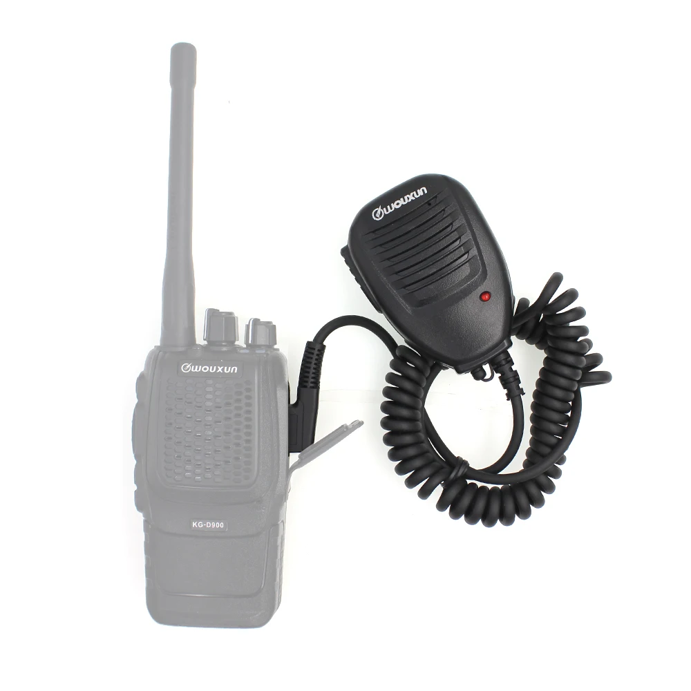 WOUXUN профессиональный микрофон проводной стерео наушники PTT Динамик микрофон для KG-UV9D KG-UV6D KG-UVD1P KG-D900 резервный аккумулятор от карикатор радио