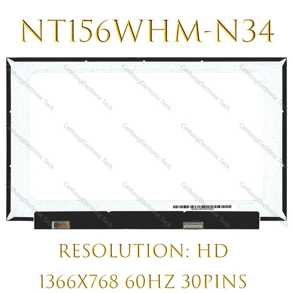 

5,5-дюймовый светодиодный ЖК-экран HD 15,6x1366 EDP, стандарт NT156WHM-N44, 30-контактный, 60 Гц, стандарт IPS