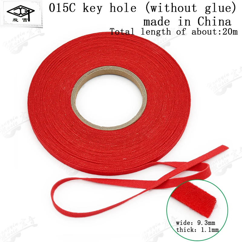 Piano Tuning Tool Piano parts 015BC keyhole hot-melt adhesive tape red carpet fittings piano tuning tool