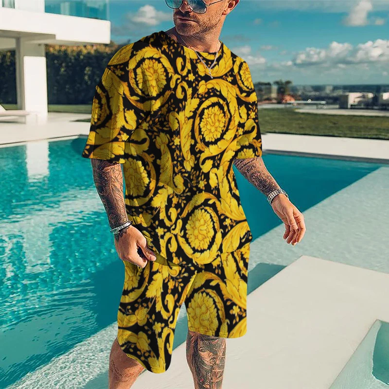 T-Shirt for Mens 3D Printing Crew Neck Short Sleeve Tee Set Summer Oversized t shirt Men Tracksuit 2 Piece Set Suit XXS-6XL Tee T-Shirt for Mens 3D Printing Crew Neck Short Sleeve Tee Set Summer Oversized t shirt Men Tracksuit 2 Piece Set Suit XXS-6XL Tee