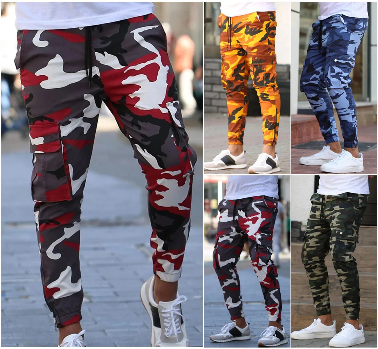 camouflage army trousers