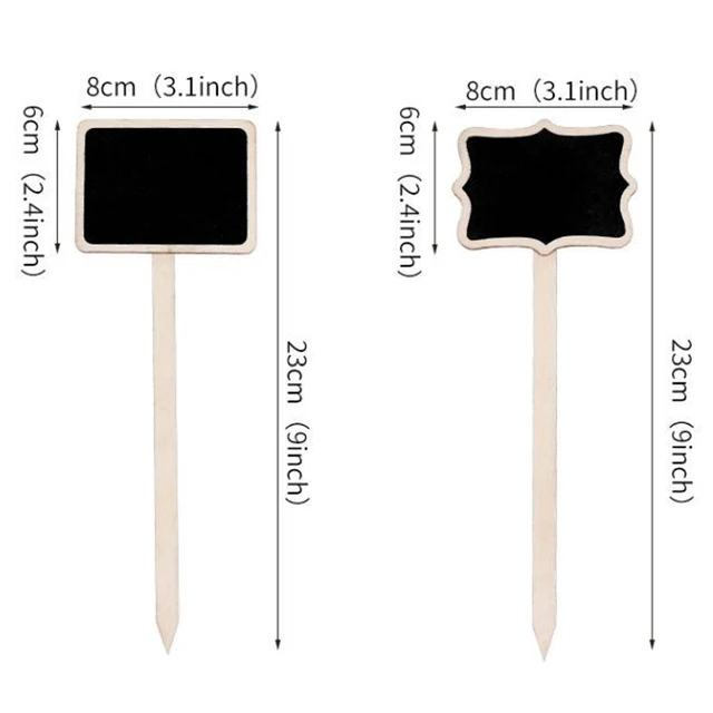 10Db Növények Palatábla Címkék Kerti Retangle Virág Edény Tábla Jelölők Címke Esküvők Üzenet Jelzések - Image 6