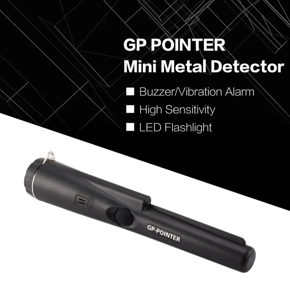 

Handheld Mini Pro Pinpointing Metal Detector GP POINTER Gold Silver Coin Treasure Finder Hunting Search Vibration Alarm