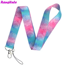 Ransitute звезда Йога Ремешок шейный ключ ID карты мобильный телефон ремень/DIY мобильный телефон ремень держатель значка R581