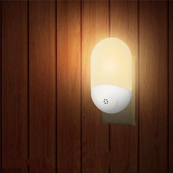 

LED PIR Motion Sensor Smart Night Light for Bathroom Home Lamp Lighting Bulb Warm White EU Plug