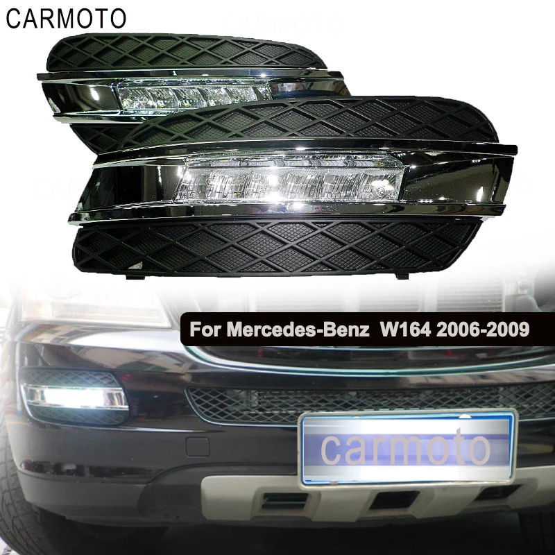 

LED Daytime Running Lights White Waterproof External Led Fog Bar Lamp White For Mercedes Benz W164 ML-Class 2009-2011 ML280