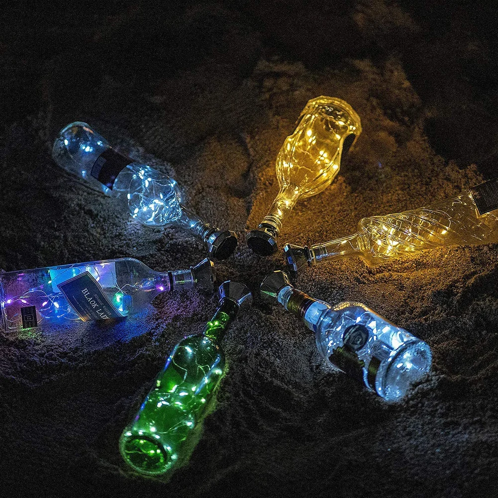 forma de diamante garrafa cortiça lâmpadas para