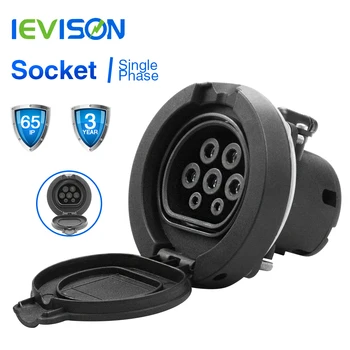 

IEC 62196-2 32A Single Phase AC EV Charging Outlet Socket Type 2 connector 4 Point Fixed European Standard