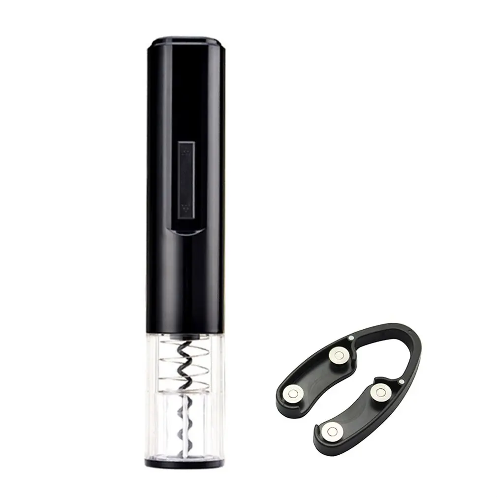 

Black Color Portable Size K1 Dry Battery Powered Design Electric Bottle Opener Automatic Household Use Wine Bottle Opener