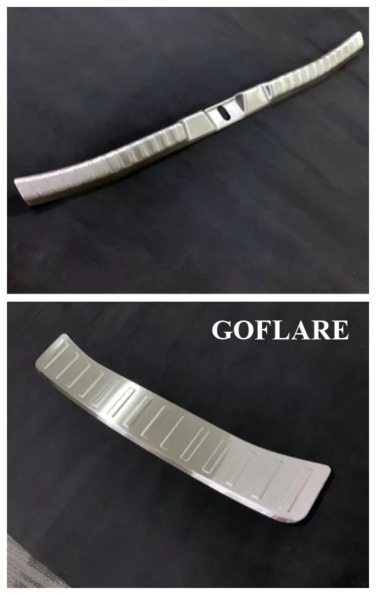 Задний багажник бампер scufplate протектор для Toyota Auris E180 SW Touring спортивные 2013 бампер порог крышка - Цвет: exter inter 2 pcs