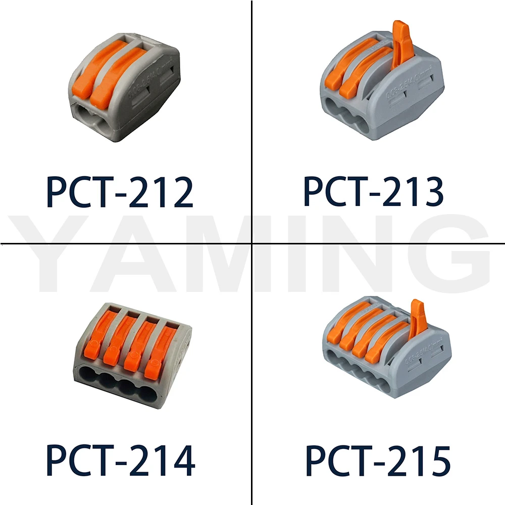 10 шт проволочный соединитель PCT-212 213 214 215 серии SPL прозрачный 2/3/4/5 Pins клеммной колодки универсальная компактная коробка клетка плагин