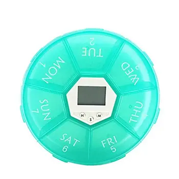 

Smart Timing Design Compact Medicine Pill Box Portable Size Travel Medicine Holder Tablet Storage Case Container