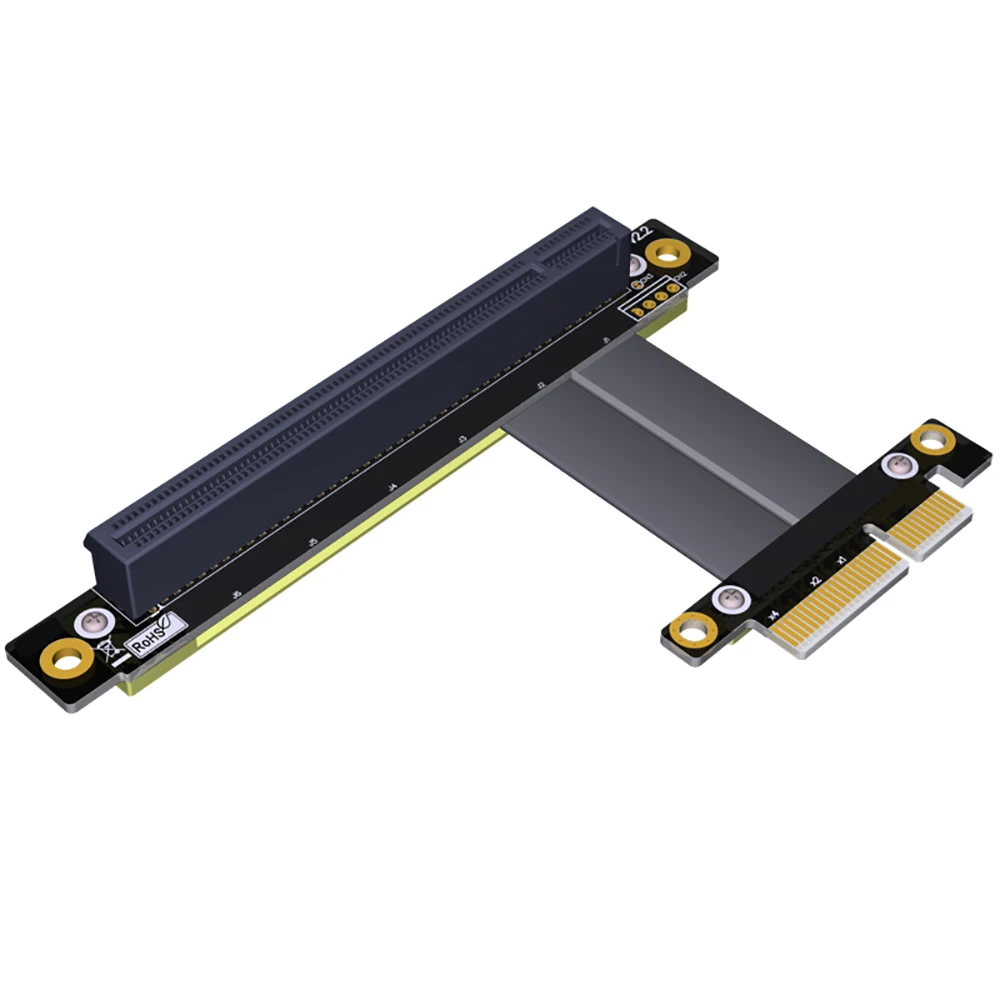 PCI Express PCIE Riser Card PCI-E 4X to 16X удлинитель для ПК графическая карта PCI Express Разъем гибкий кабель удлинитель Riser