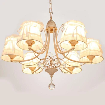 

Chandelier "Lorella" 6x40W E14 gold patinated 67x67x51-90 cm 4568791
