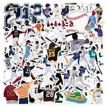 Autocollants graffitis mignons et créatifs pour passionnés de Baseball, décalcomanies pour ordinateur portable, Skateboard, valise, jouets à offrir, vente en gros, 10/30/50 pièces