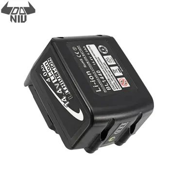 

DANIU Black MAK-14.4B-Li BL1440 Lithium-Ion Rechargeable Battery with Light Indicator for Makita Electric Power Tool Replacement