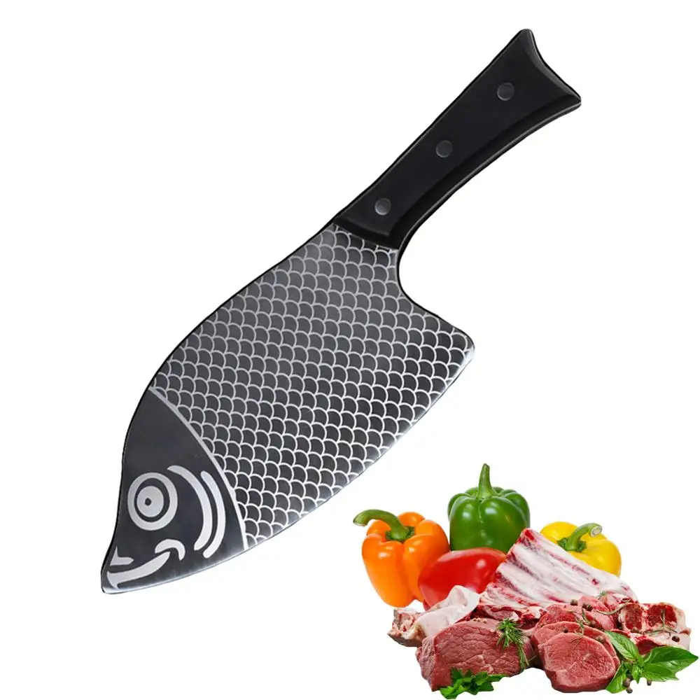 

Promithi Germany High Carbon Steel Forging Handmade Kitchen Chef Knife with Sheath, Fish Vegetable Knife