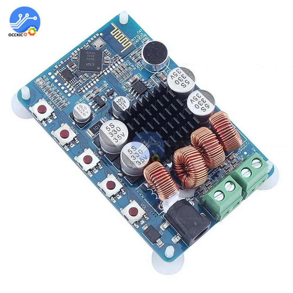 TPA3116 TPA3118 Беспроводная Плата усилителя Bluetooth4.0 8 26VDC 2X30W/2X50W цифровой аудио