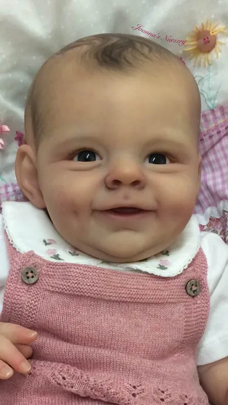 

21inches prototype Shaya doll kit DIY bebe Reborn Doll kit Fresh Color Soft touch newborn doll kits toy