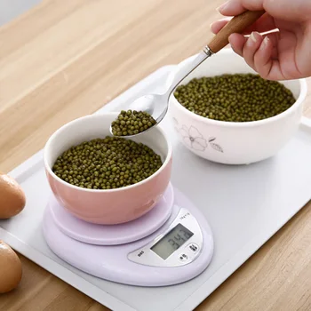 

High Quality Precision Scale Balance Food Health Diet 5kg/1g Digital Kitchen Scale Overload Protection Electronic Weighing Tools