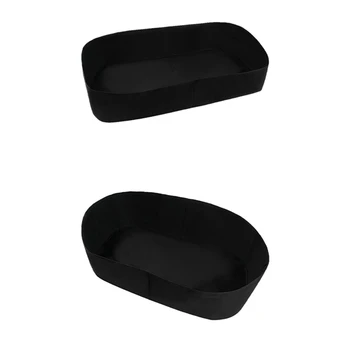 

2 Pcs Fabric Raised Garden Bed Durable Grow Bags Herb Flower Vegetable Planter Bed-3X6Feet & 2X4Feet