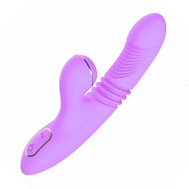 thrusting sucking vibrator Bang! Thrusting and Sucking Rabbit Vibrator main image 0
