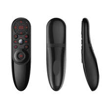 Mando a distancia Q9 para caja Android TV, dispositivo inalámbrico de búsqueda de voz retroiluminado con 16 teclas, giroscopio inteligente Q6, aprendizaje IR, 2020G, 2,4