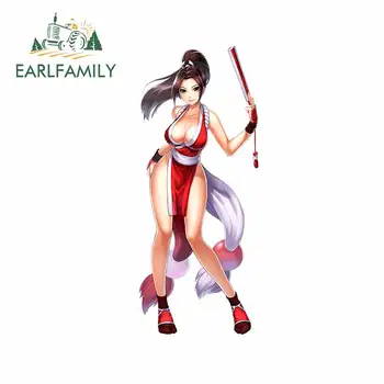 

EARLFAMILY 13cm x 5.5cm Car Decals for Mai Shiranui (The King of Fighters) Waterproof DIY Motorcycle Stickers Car Accessories