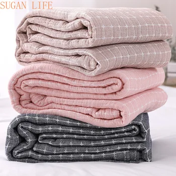 

Spring Summer Air Condition Blanket for Bed Office Sofa Towel Quilt Throw Blanket for Adult Student Bedspreads