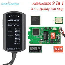 OBD2 AdBlue emulador 9 en 1 para Commins EURO 4 5 para SCANIA/IVECO/DAF/VOLVO/RENAULT camiones AdBlue OBD2 9in1 + Chip completo PK 8in1