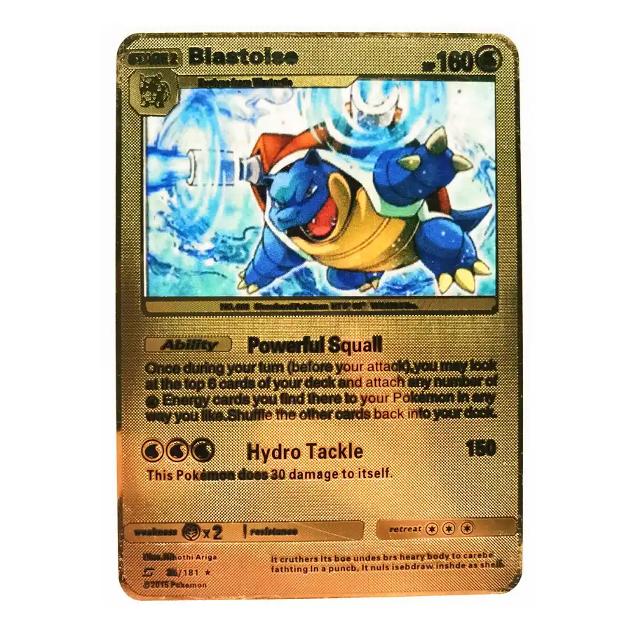 タカラトミーポケモン金属カードゲームアニメバトルカードゴールドリザードンピカチュウコレクションカードおもちゃ子供のためのクリスマスギフト ゲーム コレクションカード Aliexpress