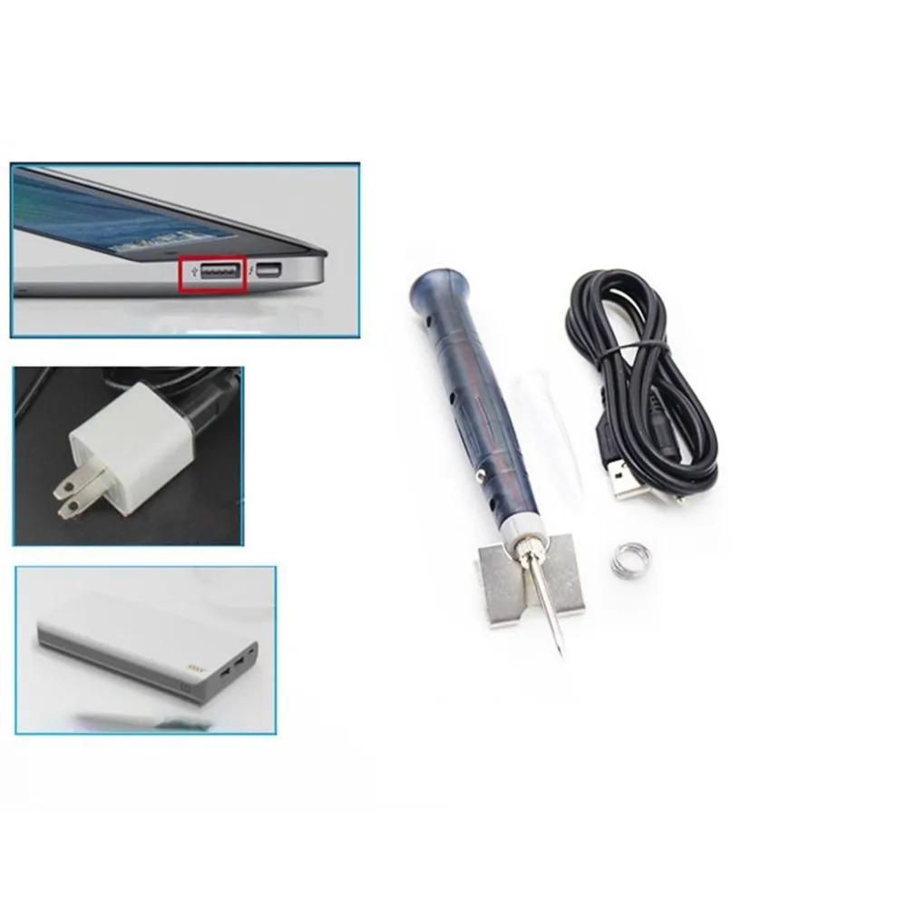 5 в 8 Вт Мини Портативный USB Электрический паяльник ручка/наконечник сенсорный переключатель Регулируемый Электрический паяльник инструменты