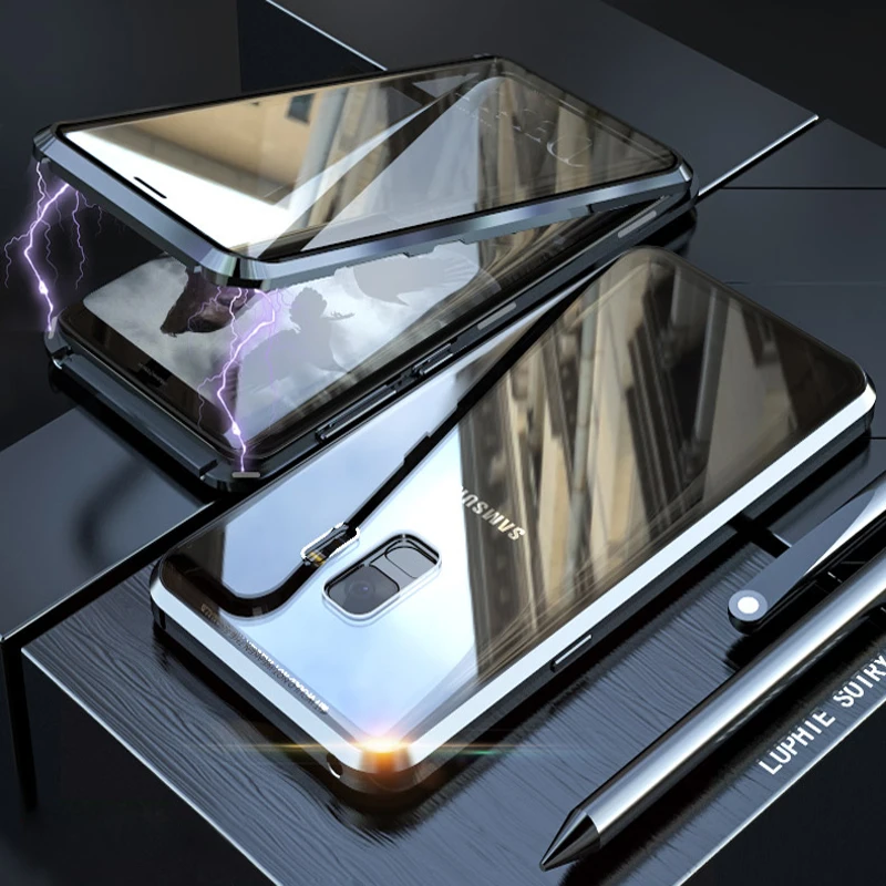 360 Защитный чехол для Samsung Galaxy S9 Plus Note 9 8 A50 A70 A51 A71 Note9 S8 Note8 S9Plus магнитные чехлы на