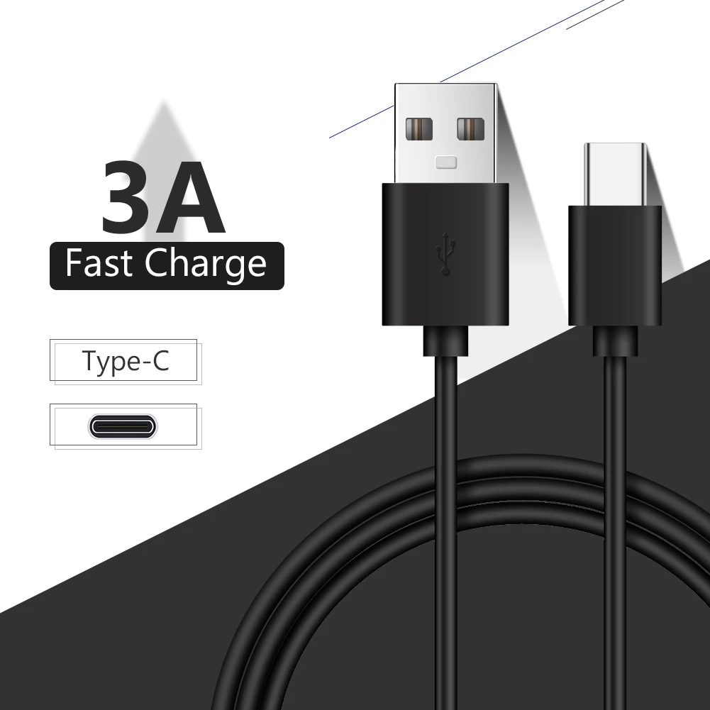 Быстрая зарядка Тип C кабель с разъемом usb-c для 3A телефон Зарядное устройство для зарядки и синхронизации для samsung S9 S9+ S8 плюс Xiaomi 0,25/1/1,5/2 м/3 м/Высокое качество