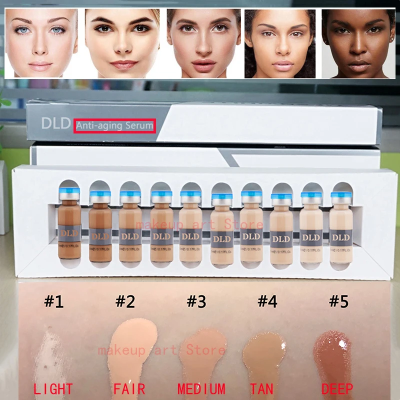 2 шт. корейский BB крем Dermewhite bb сыворотка усилитель стартовый набор с основа Niacinamide