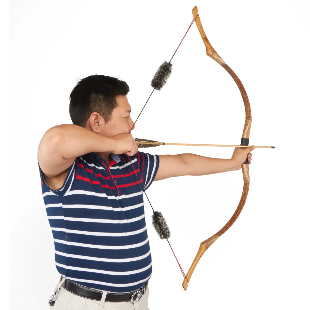 Toparchery 30-50Ibs охотничий лук традиционный лук спортивная стрельба Longbow Спортивная мишень для стрельбы из лука на открытом воздухе