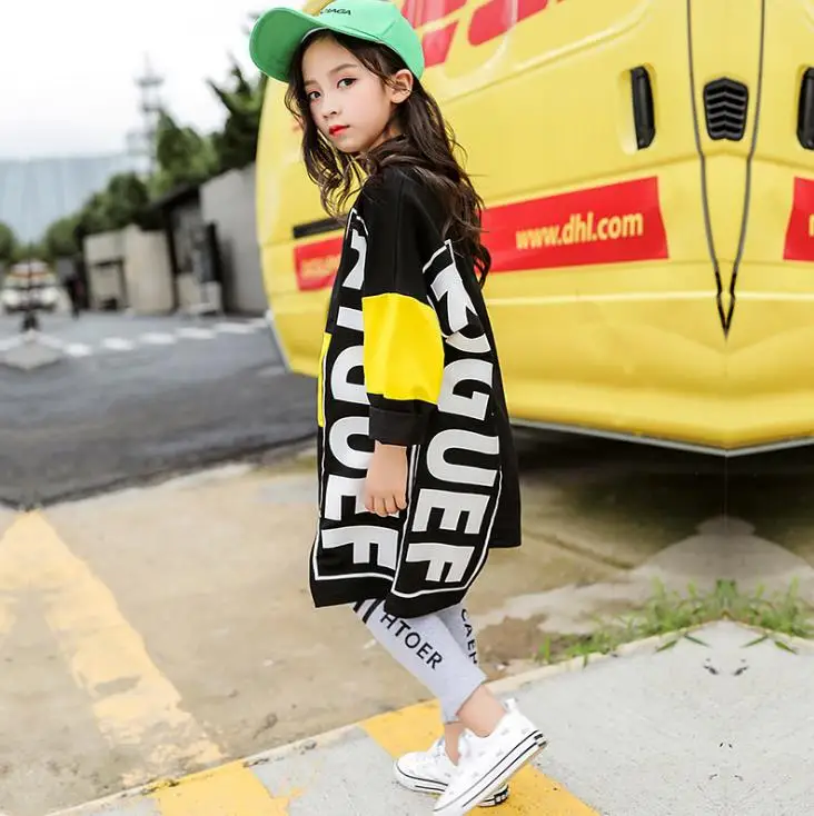 Girls set new children's clothing autumn models big children's personality long pants leggings casual children's two-piece - Цвет: style 2