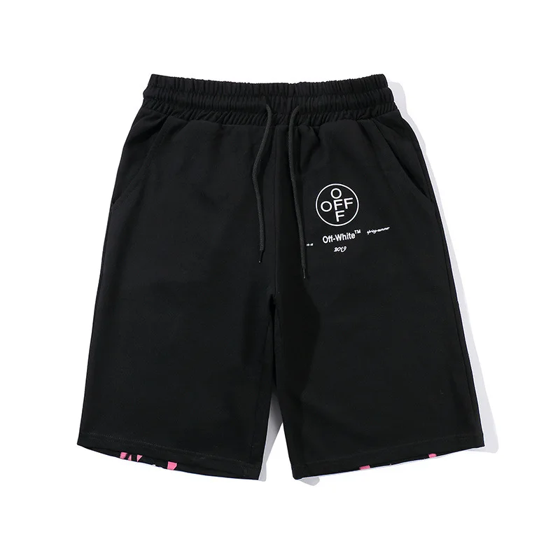 OFF-WHITE OW новые 99 печати уличные хип хоп мужские повседневные пляжные шорты