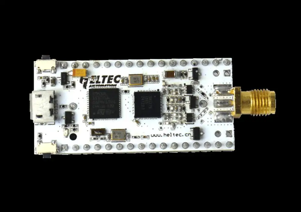 Для(433/470/868915 МГц) STM32L151CCU6+ SX1276 LoRaWAN узел ультра-низкое энергопотребление 1/2 aa литиевая подбатарея