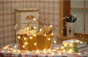 

Led Star Snowflake Lamp Color Lamp String Lights Room Decoration Lamp Christmas Decor Wedding Decor Fairy Lights