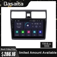 Dasaita 10," Android 9,0 Автомобильный gps плеер Navi для Suzuki Swift 2005-2010 с 2G+ 16G четырехъядерный без DVD Автомобильный радио мультимедиа