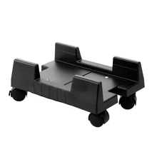 Мобильный настольный компьютер Пол Стенд ролики Регулируемая ширина ПК вертикальный держатель компьютера вертикальный держатель cpu подставки