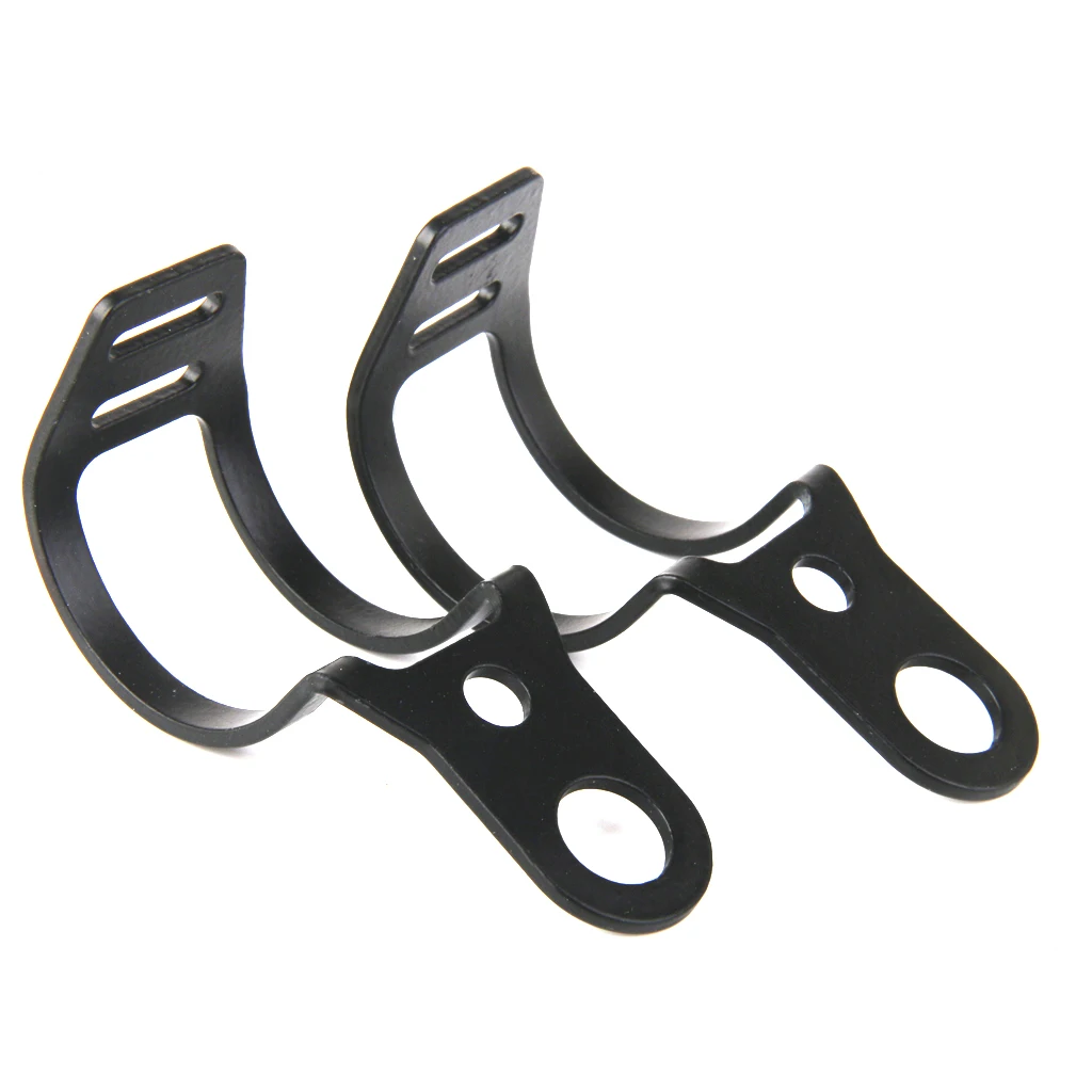 Black Dirt Bikes Turn Signal Light Mount Brackets Fork Ear Clamps For 